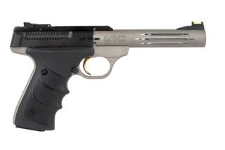 Browning Buckmark URX 22lr rimfire pistol features a 5.5 inch barrel